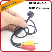 1.3MP 720P Pinhole 3.7mm lens Indoor Mini AHD Security CCTV Camera With Audio mic Camera For AHD DVR DC 12V