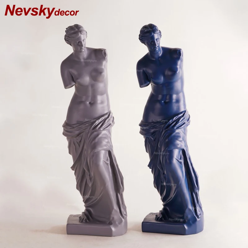 

home decoration accessories Abstract Fortune Goddess statues for decoration Statue Plaster Model Resin Crafts Ornament Creative