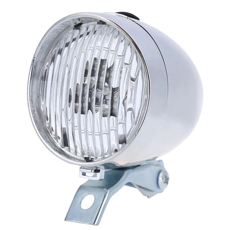 Classic LED Vintage Bike Headlight Bicycle Retro Head Light Front Fog Lamp LED headlamp Bicycle Lights front new #3J02 (4)