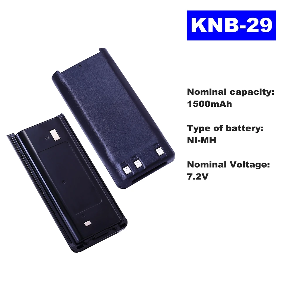 7 2 V 1500mAh Ni-MH радио Аккумулятор для Kenwood Walkie Talkie KNB-29/3207G/3317/3217 двухстороннее |