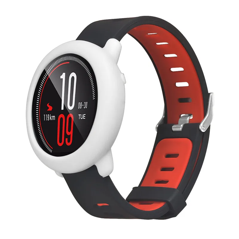 8В1 упаковка для Xiaomi Huami Amazfit Pace ремешок металлический браслет из нержавеющей стали+ Силиконовые чехлы крышка оболочка+ 5 шт. защита экрана