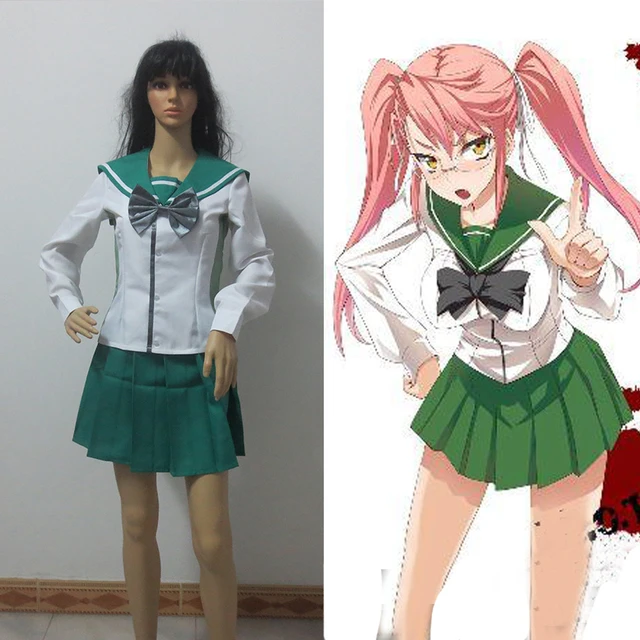 High school of the dead busujima saeko cosplay traje personalizado -  AliExpress