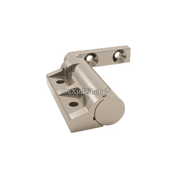 Brand New 4PCS L Shape Screw Rotary Damping Hinges Free Stop Door