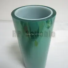 1х 350 мм* 33 м* 0,06 мм термоприбор клейкая ПЭТ зеленая лента для печатной платы покрытие маскировки, покрытие экранирование, печать