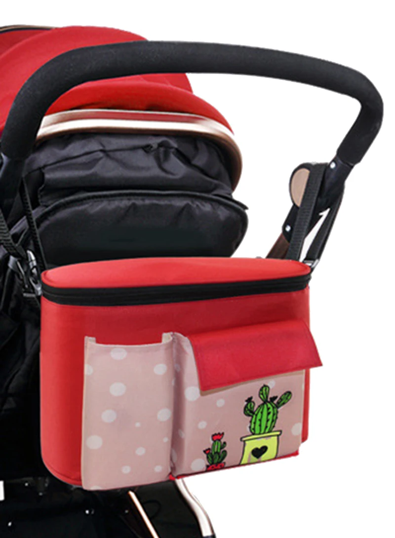 Baby Stroller Bag Multifunction Oxford Mummy Nappy Bags Large Capacity Organizer Milk Bottle Warmer Easy Install Bags BB6042 (11)