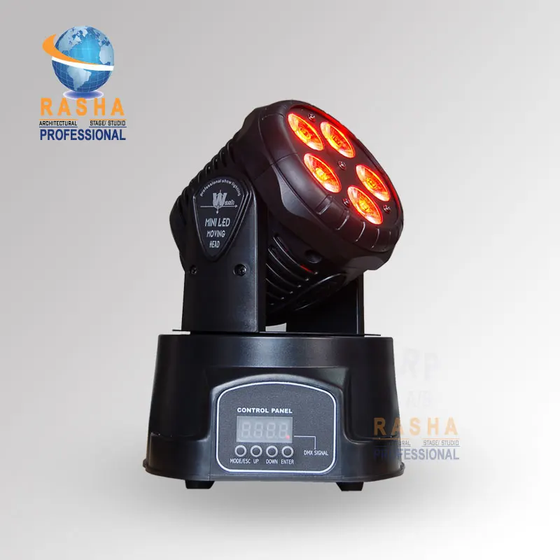 

24X LOT DMX Stage Light 5*15W RGBAW MINI LED Moving Head Wash Light,Wash Light,LED Moving Head For Event,Disco Party