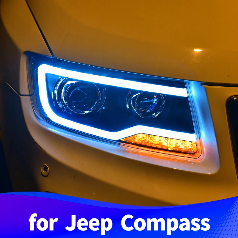 Headlight Assembly for Jeep Compass 2011 2012 2013 2014 2015 Grand