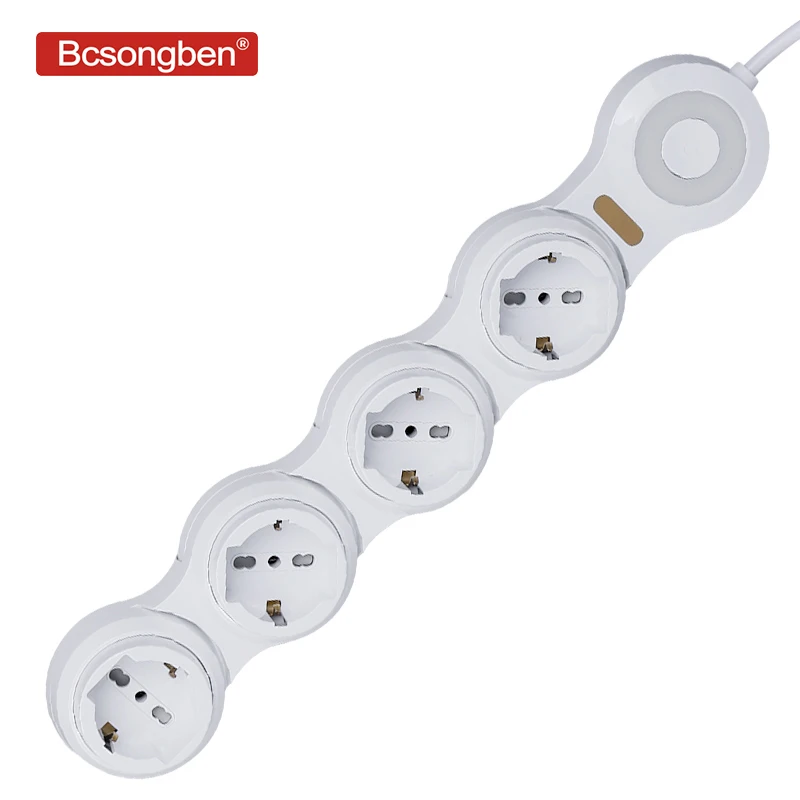 

Bcsongben eu pop plug Power Socket 1 to 4 Kitchen Table Electrical Wall Extension Socket Variety multi-function socket