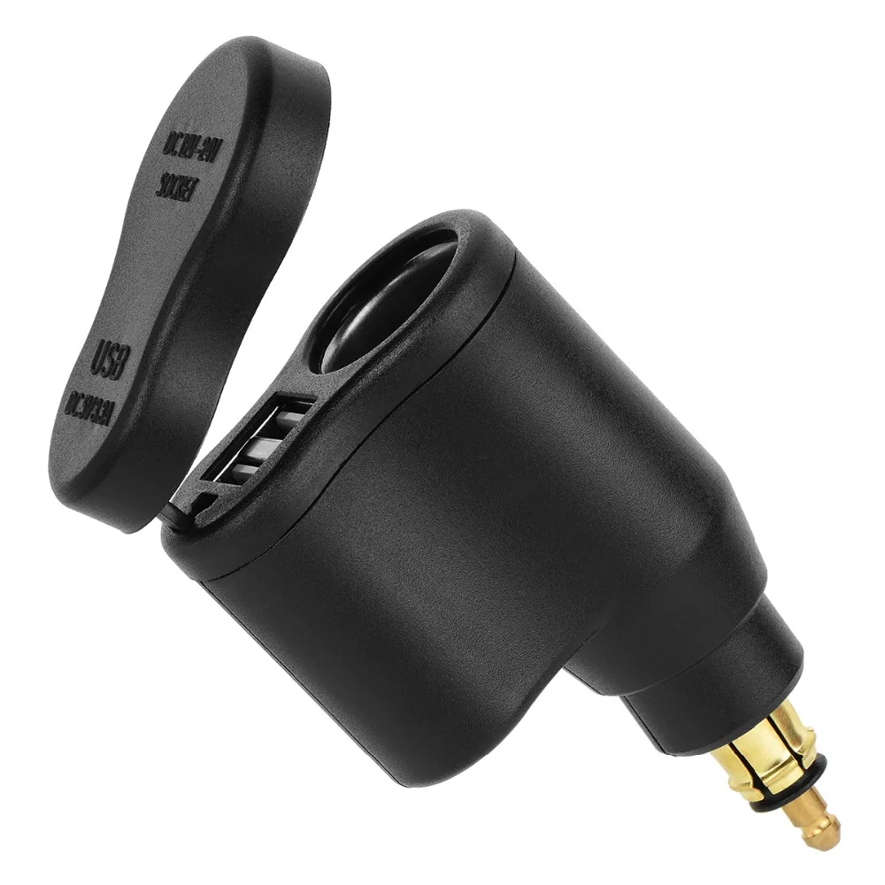 12v Usb Outlet Motorcycle Dual Usb Cigarette Lighter Waterproof