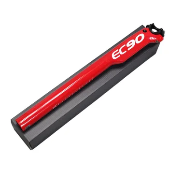 

EC90 MTB/Road Bicycle Seatpost Carbon Fiber Winding Bike Seat Posts 27.2/30.8/31.6mm Red