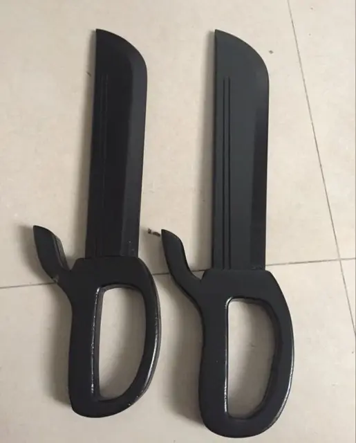 3color red/black 1pair kungfu wing chun wooden knife wooden Kung fu