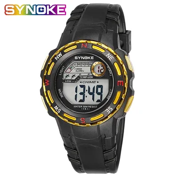 

SYNOKE Wear Resistant Waterproof Children's Watch Kids Watches Boys Digital Wrist Watch 2019 Children montre enfant