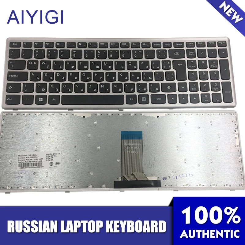 AIYIGI новая клавиатура для ноутбука Lenovo IdeaPad Z710 U510 IFI T6A1 BUL BG 100% ноутбука|Клавиатуры