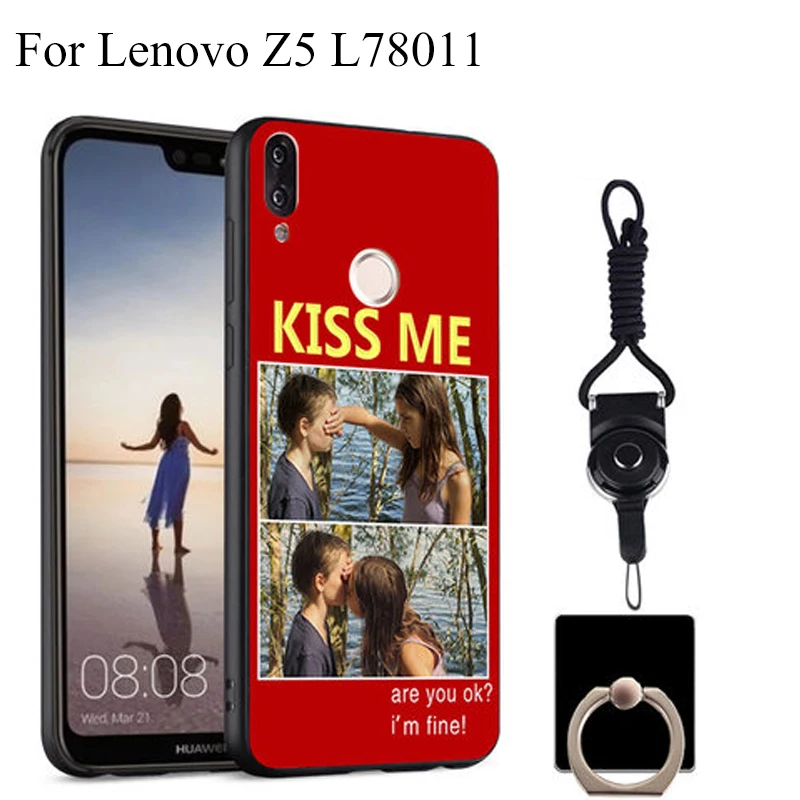 Комплект из 2 предметов мягкий TPU чехол для телефона lenovo Z5 L78011 Z 5 силиконовый