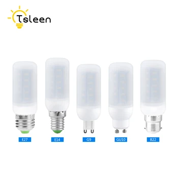 

TSLEEN Cheap! E27 220V LED Lamp 5730 SMD LED Bulb G9 E14 GU10 B22 Corn 48 Leds Lamp Lampada Ampoule Lighting Bombillas Light