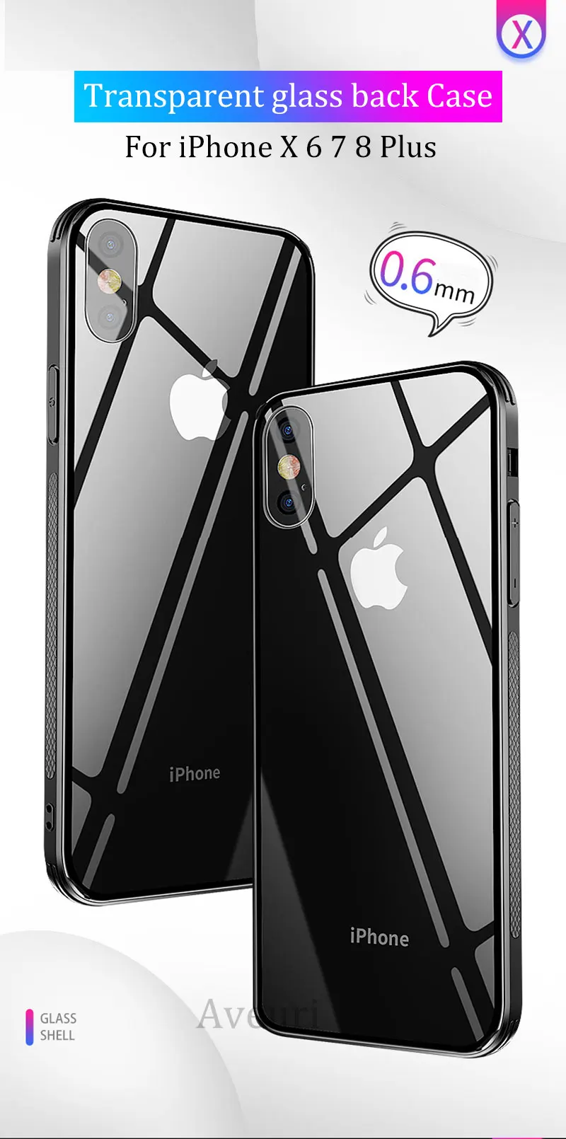 На iPhone 11 Pro Max iphone11 Прозрачный стеклянный чехол для телефона на iPhone 11 Pro Max iPhone X XR XS Max закаленное покрытие Чехлы для iPhone 6 S 6s 7 8 Plus Coque