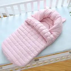 Детские Стёганое одеяло Bionic спальный мешок теплый ветрозащитный новорожденных Стёганое одеяло хлопок детские Одеяло коляска спальный