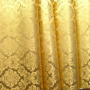 

wellyu Gold Wallpaper Gold Wallpaper European Style Bedroom TV Background Damascus Wallpaper Gold Wallpaper papel de parede