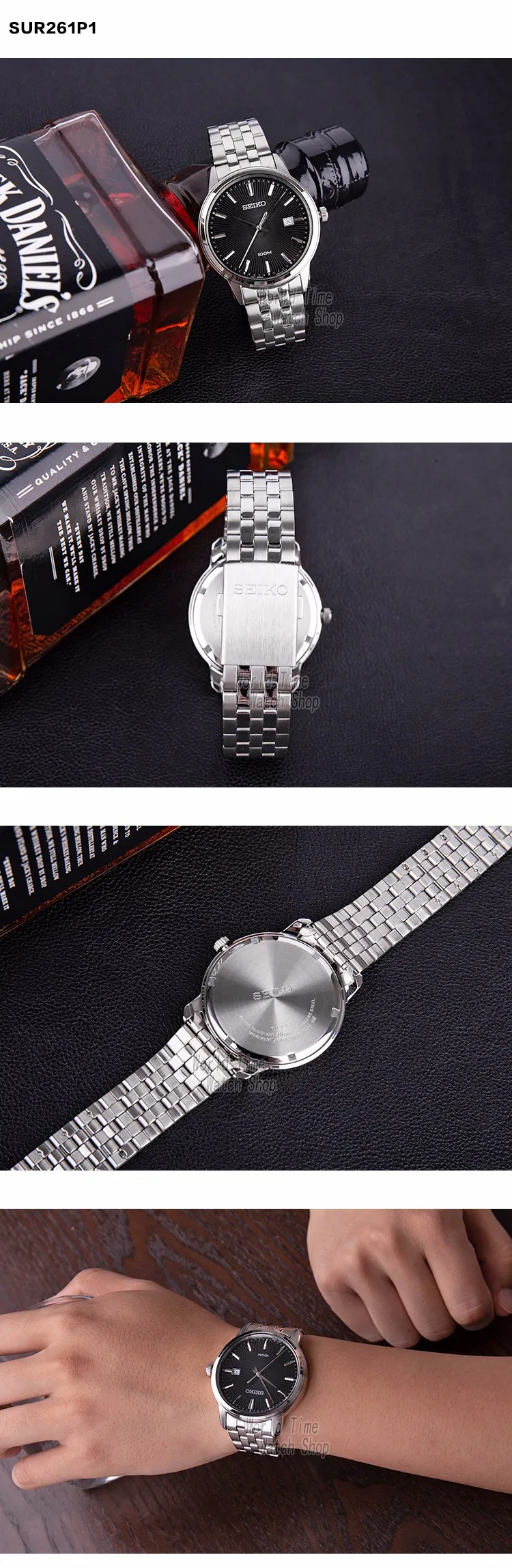 Seiko часы мужские Топ люксовый бренд водонепроницаемые спортивные наручные часы для мужчин Дата кварцевые часы мужские часы Relogio Masculin SUR263