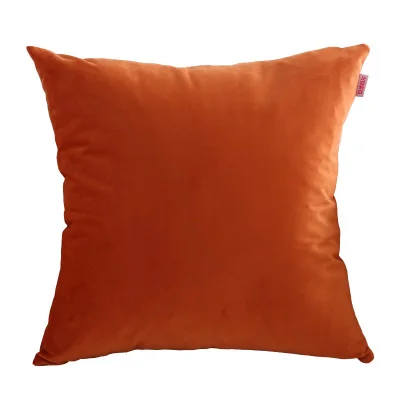 Однотонные наволочки для подушек из мягкого бархата, розовый, красный, желтый, оранжевый, синий, наволочки для подушек, домашние декоративные Чехлы для дивана, кровати, 45x45 см/60x60 см - Цвет: G
