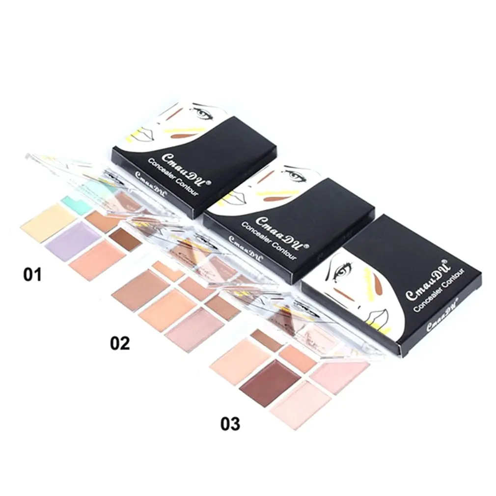 

Six-Color Concealer Foundation Cream Repairing Dark Circles Acne Marks Lasting Non-Marking Beauty Products