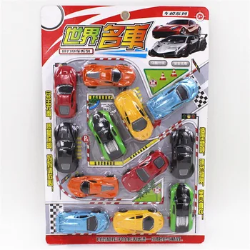 

Doub K 12 Pcs Mini Pull Back Car Model toy set simulation sports car toys Puzzle Educational toy for children kids boys gifts