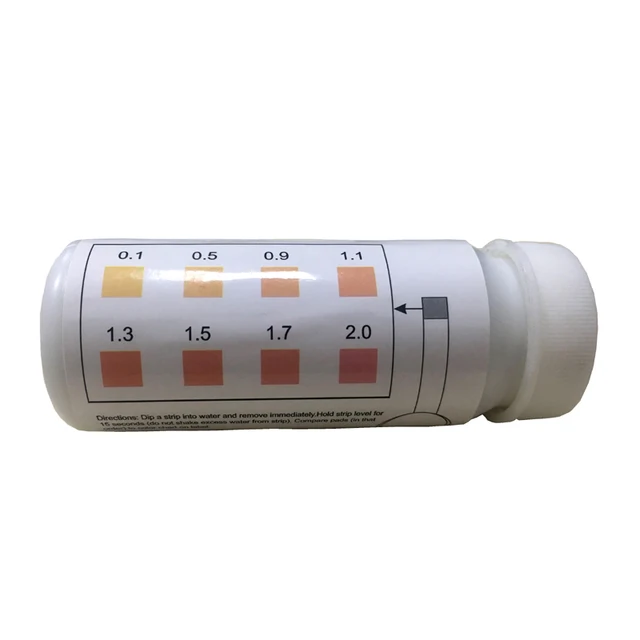 2 Pack Copper Test Kits With 30 Strips/bottle for Ionizer System Pool Purifier 3