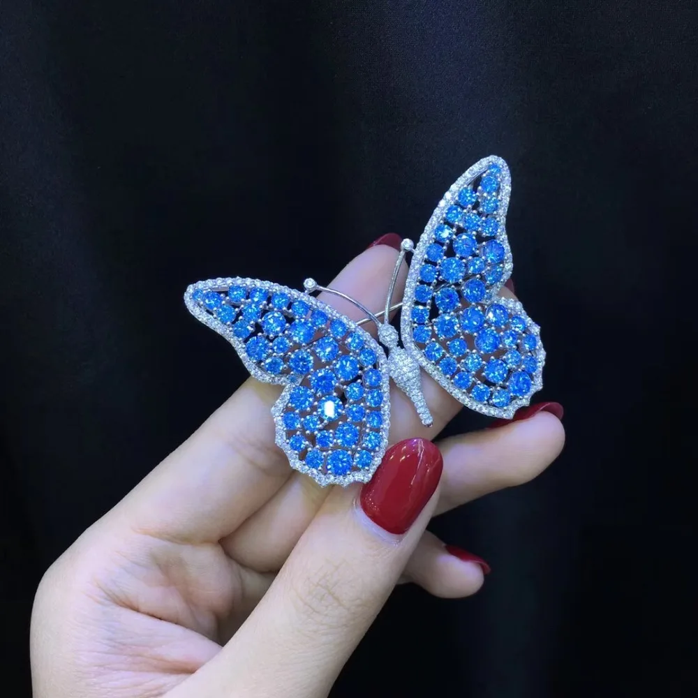 Женская Брошь в виде насекомого из серебра 925 пробы|jewelry pins brooches|fine jewelryjewelry brooch |
