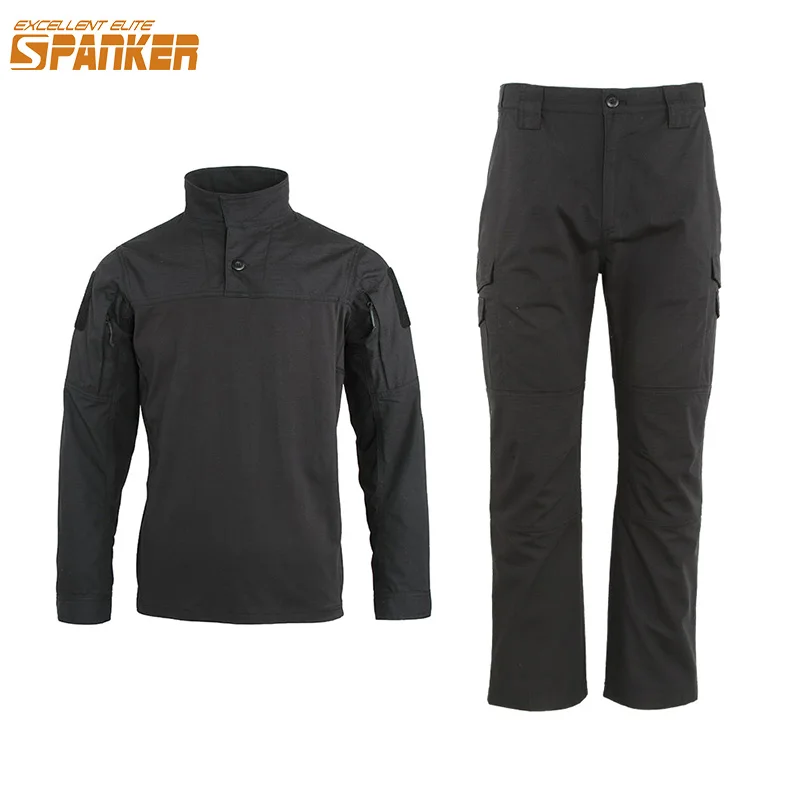 

EXCELLENT ELITE SPANKER Outdoor Camouflage Tactical Men Cargo Suit Army Military Jungle Hunting Training Splash-Proof Water Sets