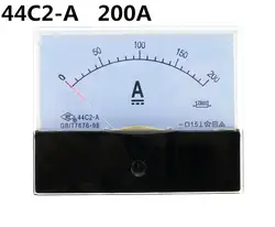 DC 44C2 200A Амперметр аналоговый щитовой Амперметр измеритель тока Амперметр