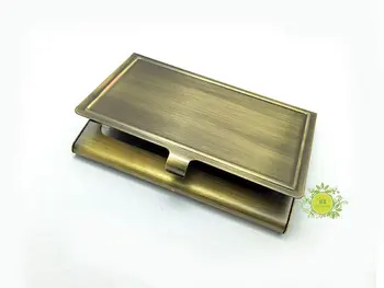 

wholesale 500pcs/lot Metal Business Card Holder With Epoxy Sticker