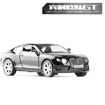 

High Simulation 1:36 RMZ City Toy Alloy Diecast Model Bentley Continental GT V8 Pull Back Car Educational metal Gift for Kids