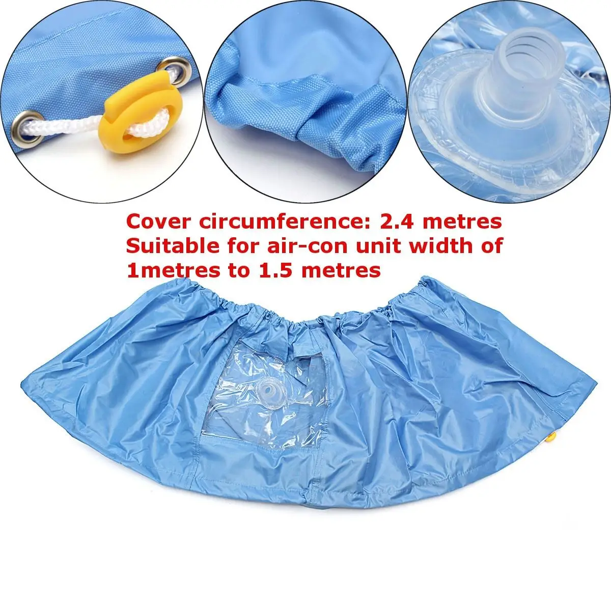 

Air Conditioner Waterproof Cleaning Cover For DIY Washing Household Cleaning Tools Waterproof Peva Material