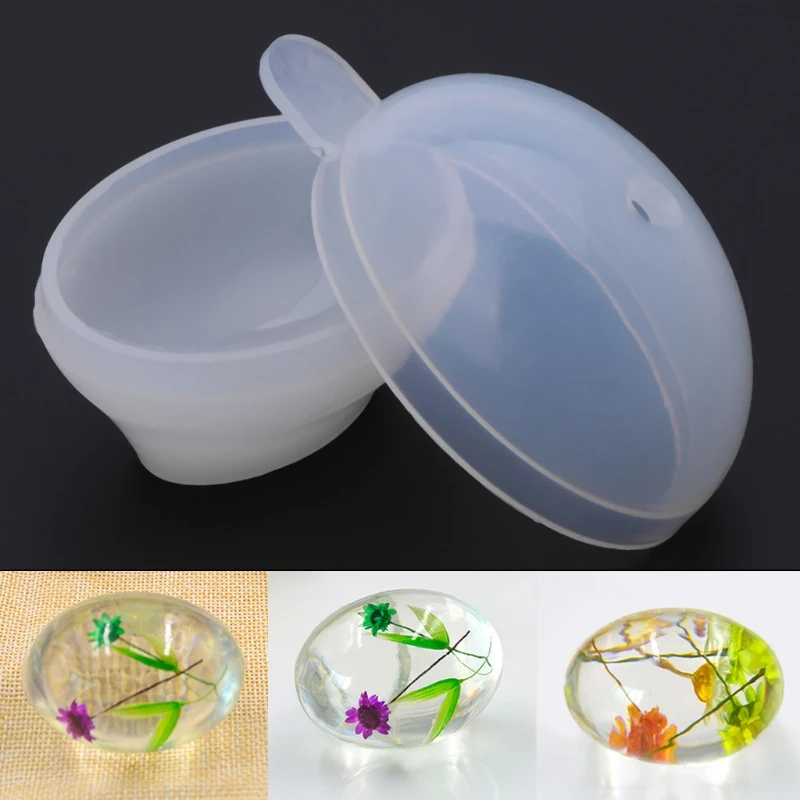 

Silicone Egg Mould For DIY Resin Necklace Pendant Jewelry Making Mold Tool Craft