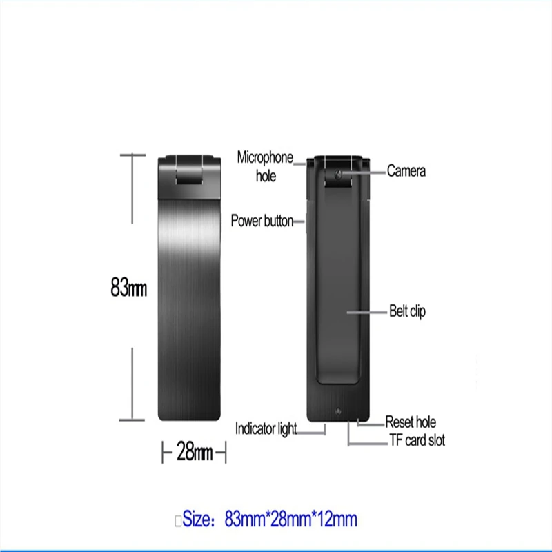 HD 1080P Rotatable camera motion detection video
