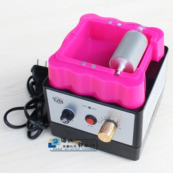 

220V Electric dyeing machine Leather edge coloring Dyeing box Side oil bucket Adjustable speed