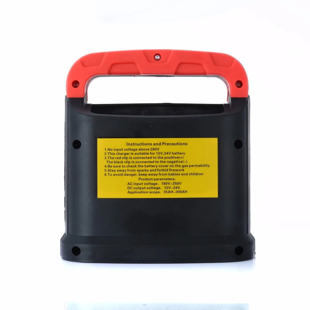 Mayitr 350W 200A LCD Car Plus Adjust Battery Charger Jump Starter Booster 12V/24V Car Battery Charger Charging