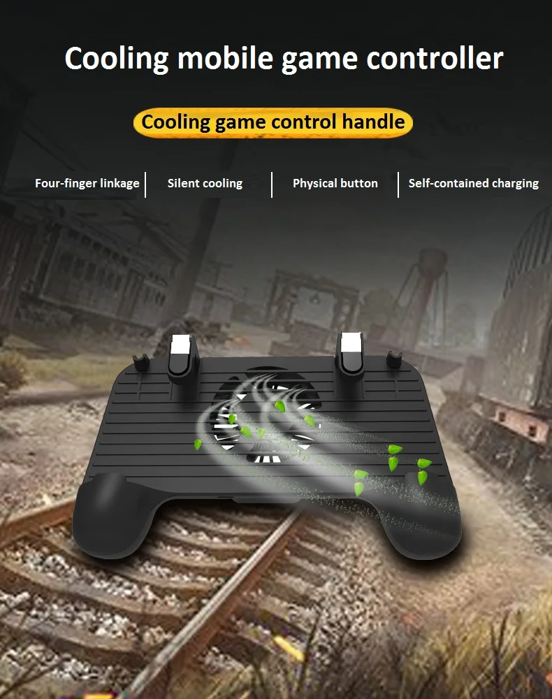  Gamepad Shooting Game Aid Sighter Jedi Survival Fortress Night PUBG Gamepad Smart Phone Game Handle