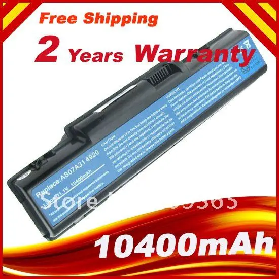 12 CELL 8800mAh laptop battery For Acer aspire 4315 2930 4310 4710
