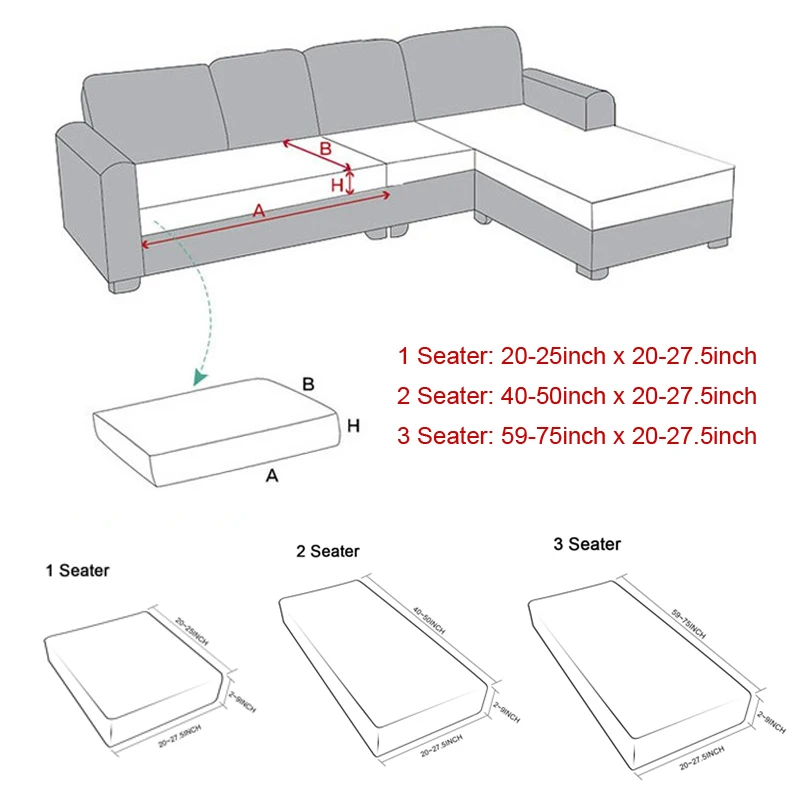 Жаккард полиэстер спандекс Материал чехла подушки скольжения чехлы протектор Замена дивана сиденья чехлы для дивана эластичный