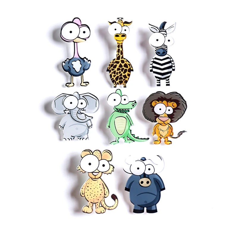 

Nengdou Y10 cartoon badges acrylic badges animal cute icon backpack icons set children decorative pins for clothes accessories