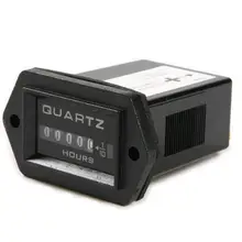DC12-36V Digital Engine Hour Meter Timer Electrical Meter Instrument For Car Motorcycle Marine Boat Lawn Truck Tractor Accessory