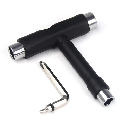 JHO-جديد UK الأسود T لوح التزلج الأسطوانة تزلج الثقيلة متعددة T أداة JHO-جديد UK الأسود T لوح التزلج الأسطوانة تزلج الثقيلة متعددة T أداة