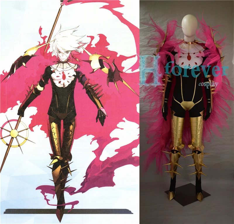 

[Customized] 2018 Game Fate/Extra CCC Karuna Battle Uniform Cosplay Costume Any Size Unisex Full Set For Halloween Free Shipping