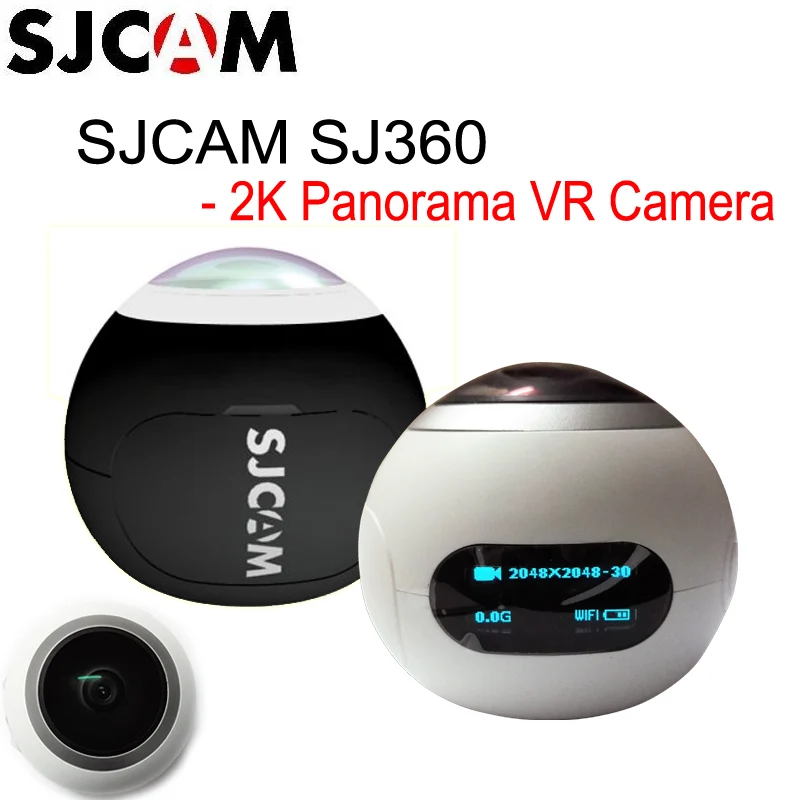 SJCAM SJ360 Panorama VR Sports Action Camera 12MP Fisheye Lens 220 Degree FOV WiFi 2K 30fps Video Recording | Электроника