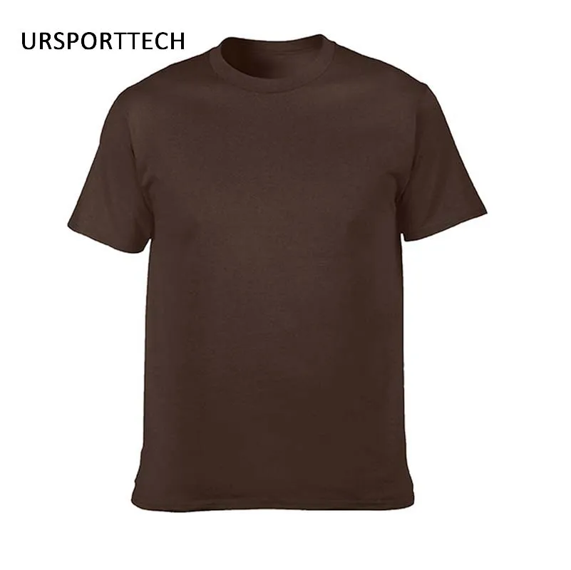 1 PCS Gildan Quality Men's Summer 100% Cotton T-Shirt Men Casual Short Sleeve O-Neck T Shirt Comfortable Solid Tops Tees