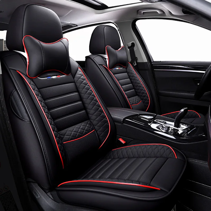 

High PU Leather car seat covers 5 seats For kia rio 3 ceed spectra sportage 2018 picanto cerato rio k2 soul niro Auto accessorie