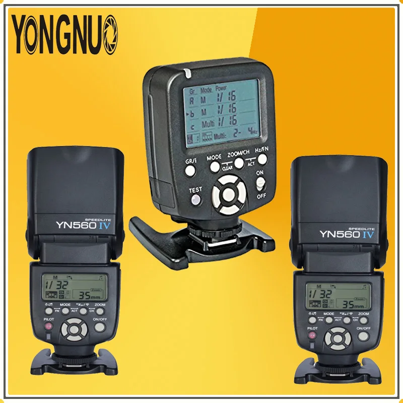 YONGNUO YN560 TX Wireless Flash Master Controller + 2*YN560IV YN560 IV
