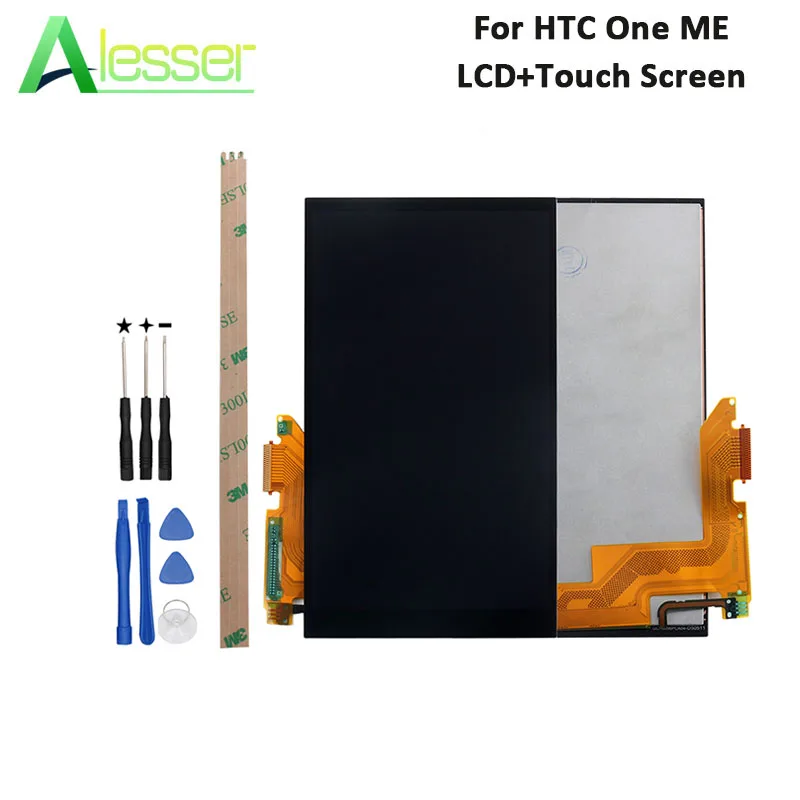 

Alesser For HTC One ME LCD Display And Touch Screen New 100% Tested 5.2 Inch Assembly For HTC One ME Phone +Tools And Adhesive