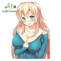 EARLFAMILY 13 см x 8,9 см автомобильные наклейки Kantai Коллекция аниме красота Atago наклейка заднее лобовое стекло водонепроницаемые оконные